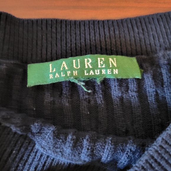 Navy blue RL Navy sweater - Picture 2 of 4